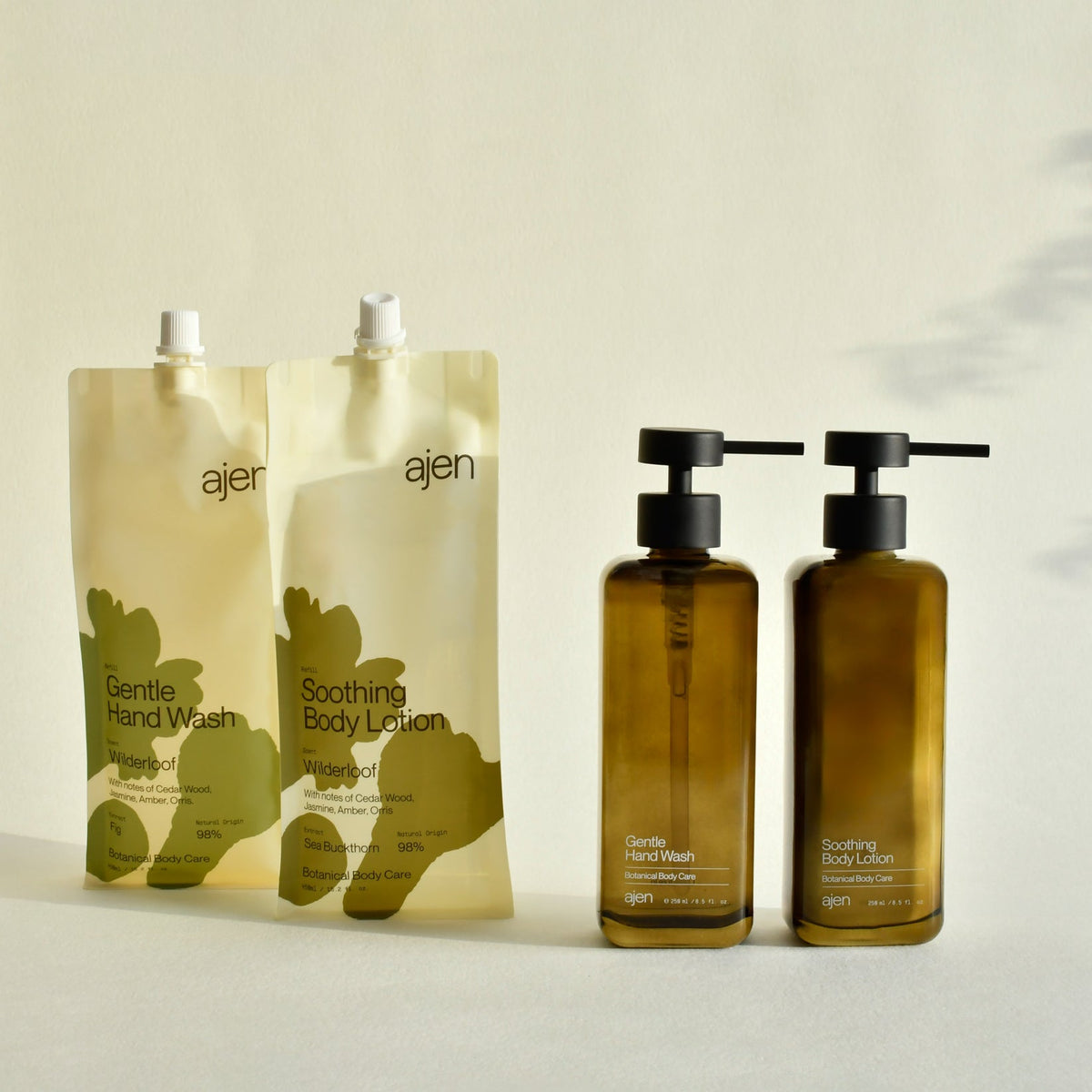 Hand Wash S + Body Lotion Starter Set - ajen