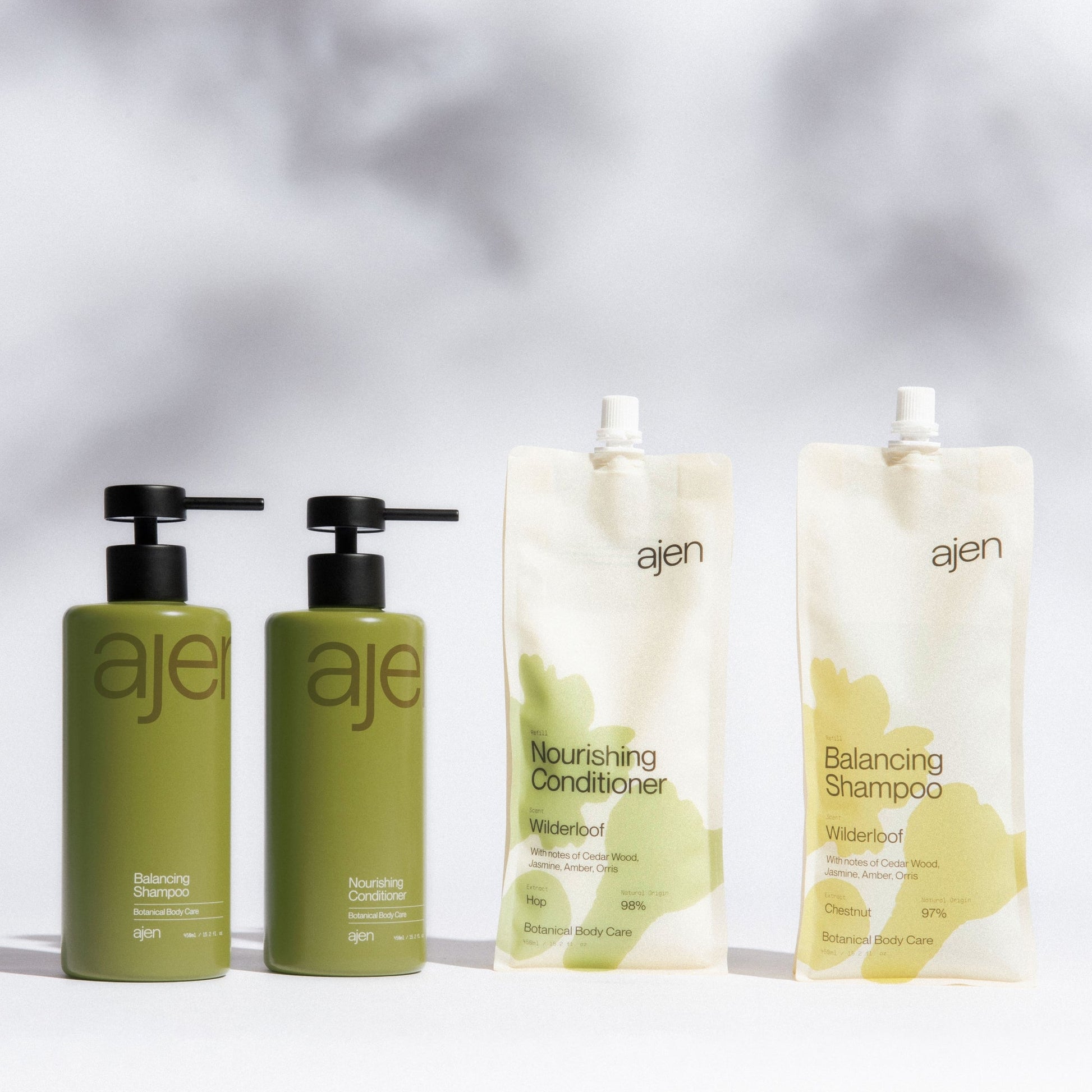 Shampoo + Conditioner Starter Set - ajen